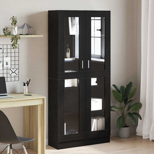 Book Cabinet 4-Tier 82.5 x 30.5 x 185 cm Engineered Wood