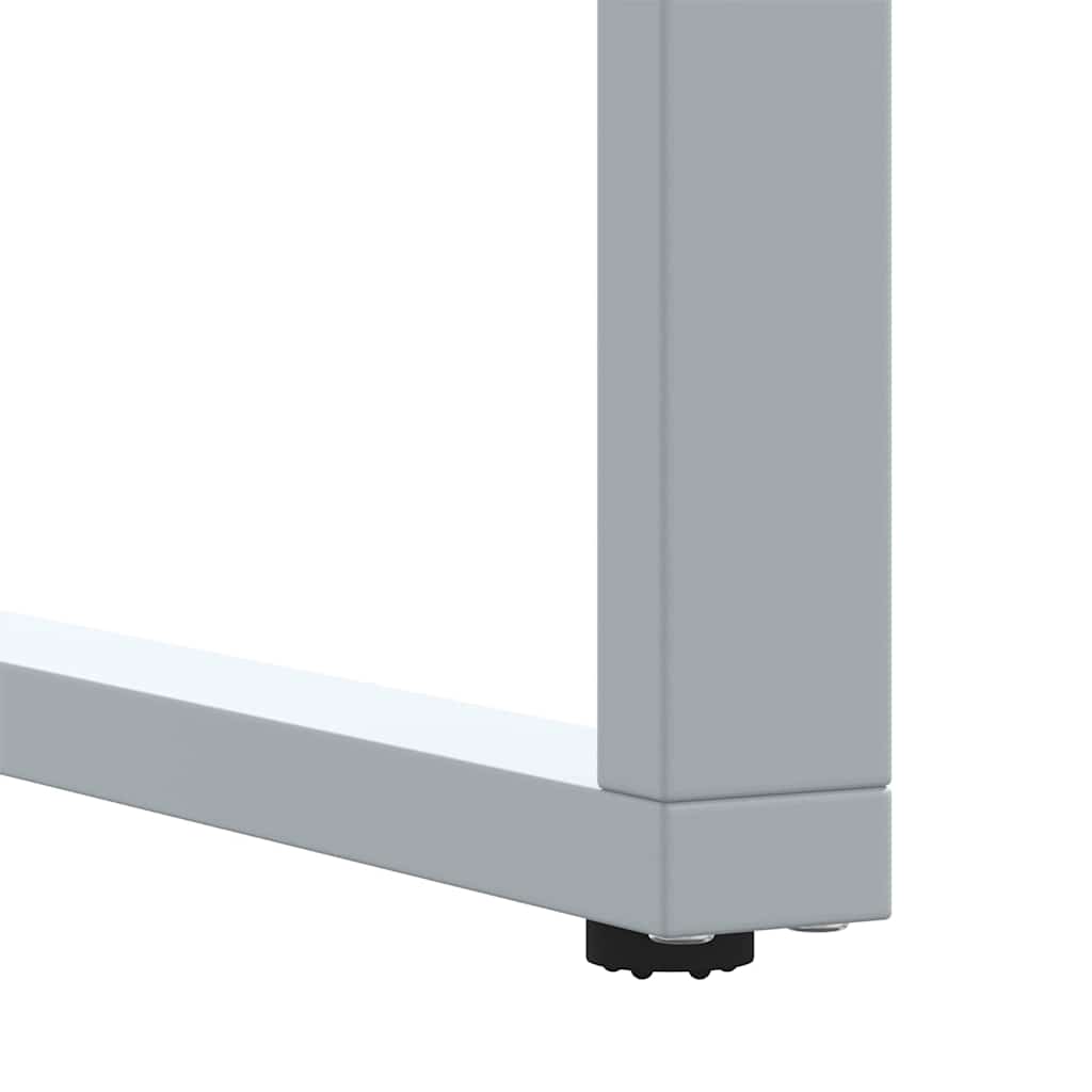 Garden Table Grey 160 x 80 x 75 cm Solid Acacia Wood