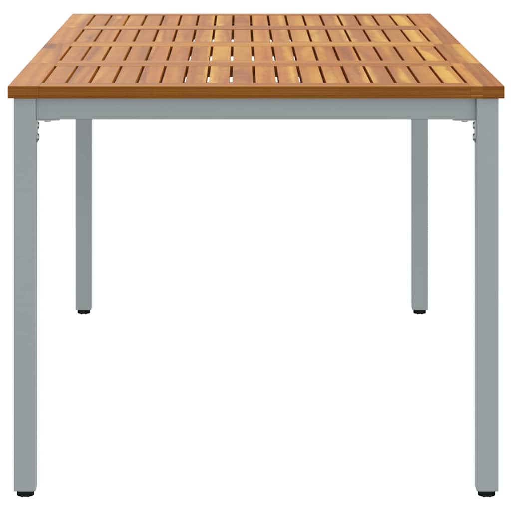 Outdoor Table Natural and Grey 180 x 90 x 75 cm
