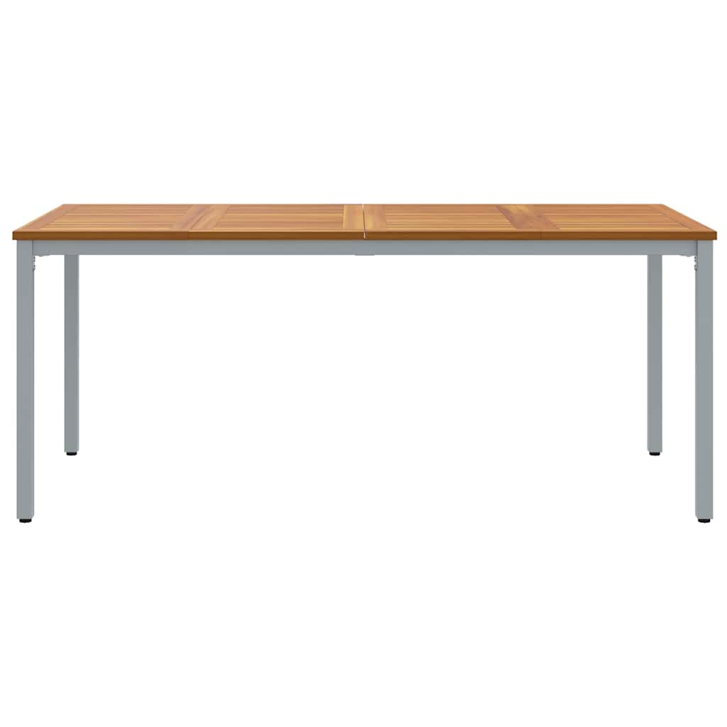 Outdoor Table Natural and Grey 180 x 90 x 75 cm