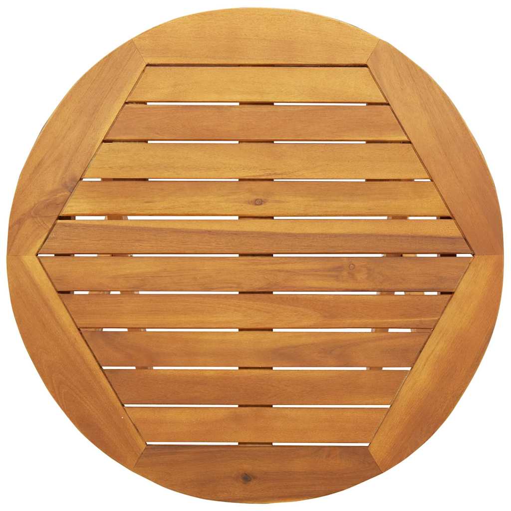 Garden Dining Set 3 pcs Oil Natural Solid Acacia Wood