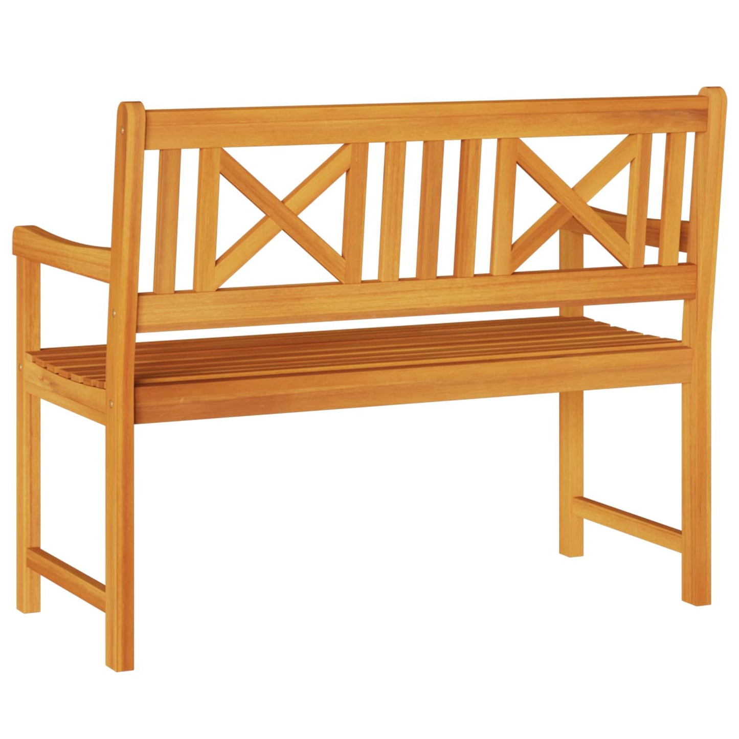 Outdoor Bench Natural 110 x 56 x 90 cm Solid Acacia Wood