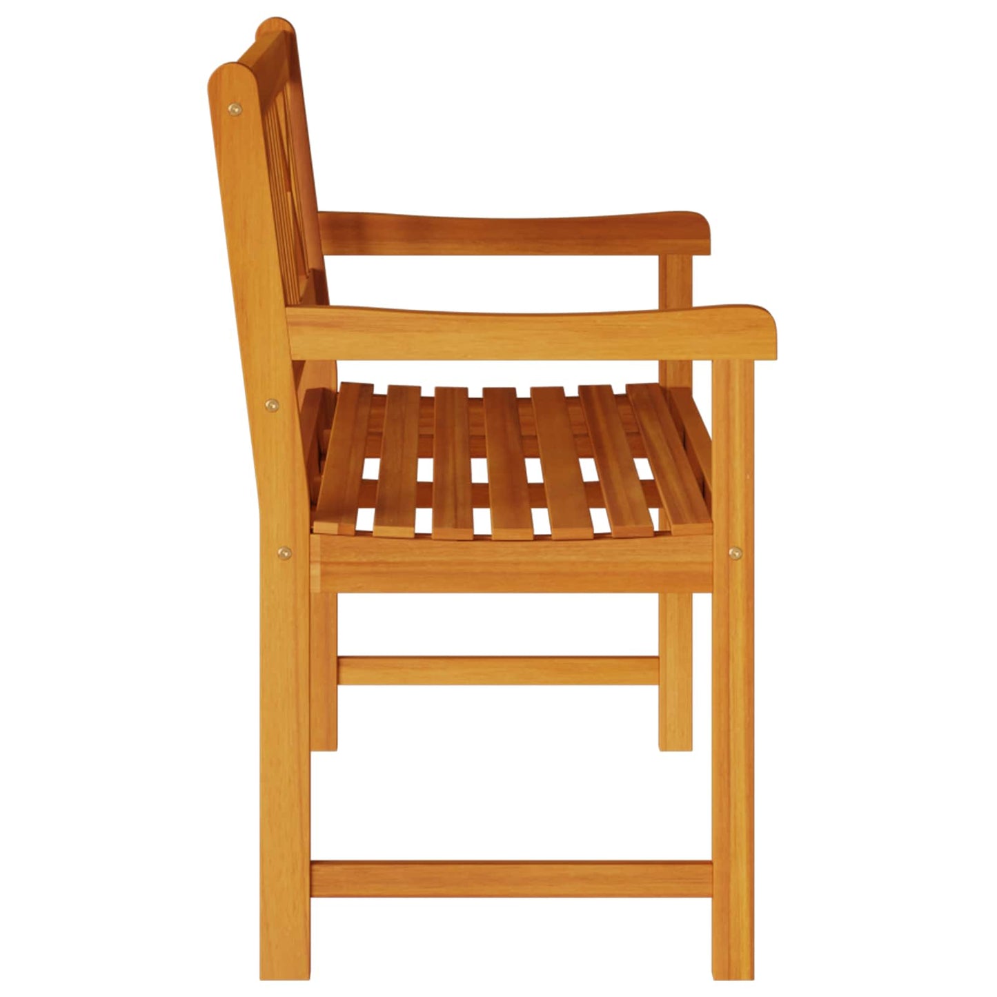 Outdoor Bench Natural 110 x 56 x 90 cm Solid Acacia Wood