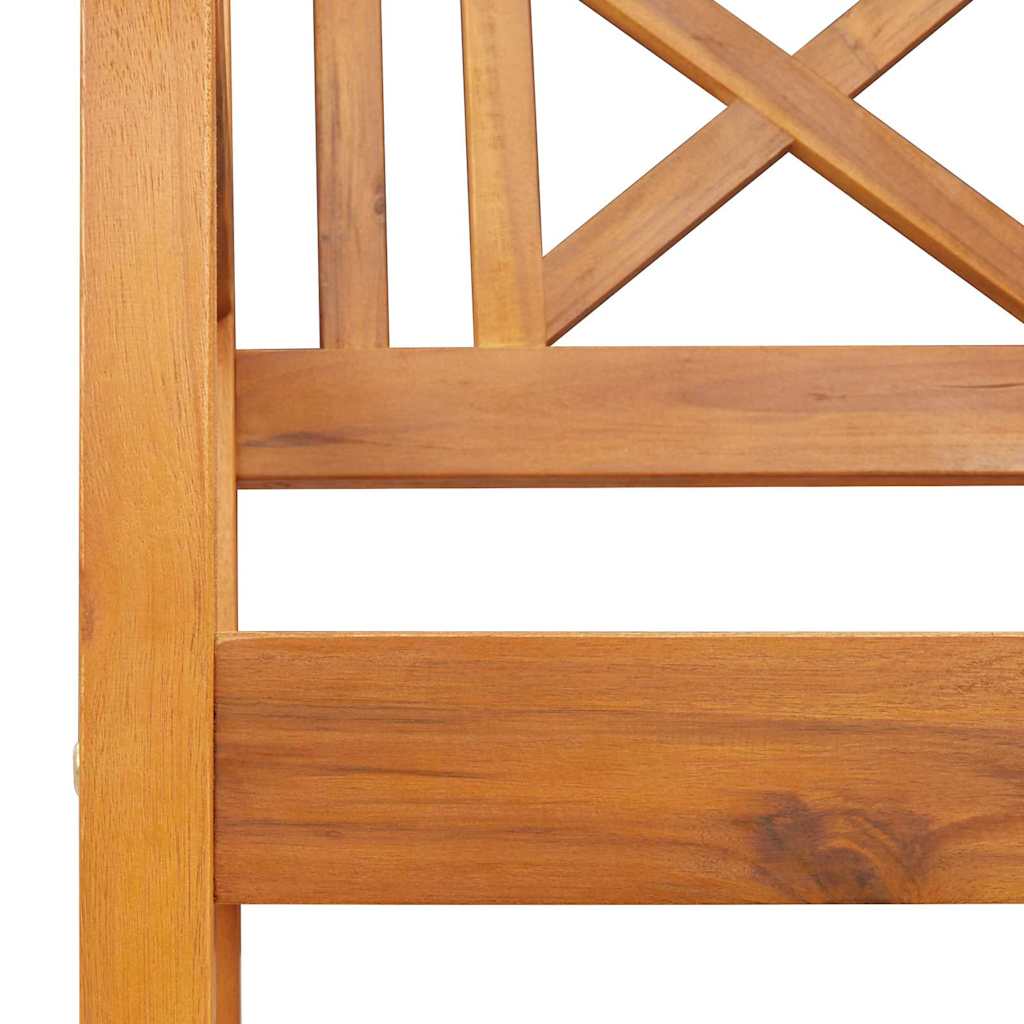 Outdoor Bench Natural 180 x 56 x 90 cm Solid Acacia Wood