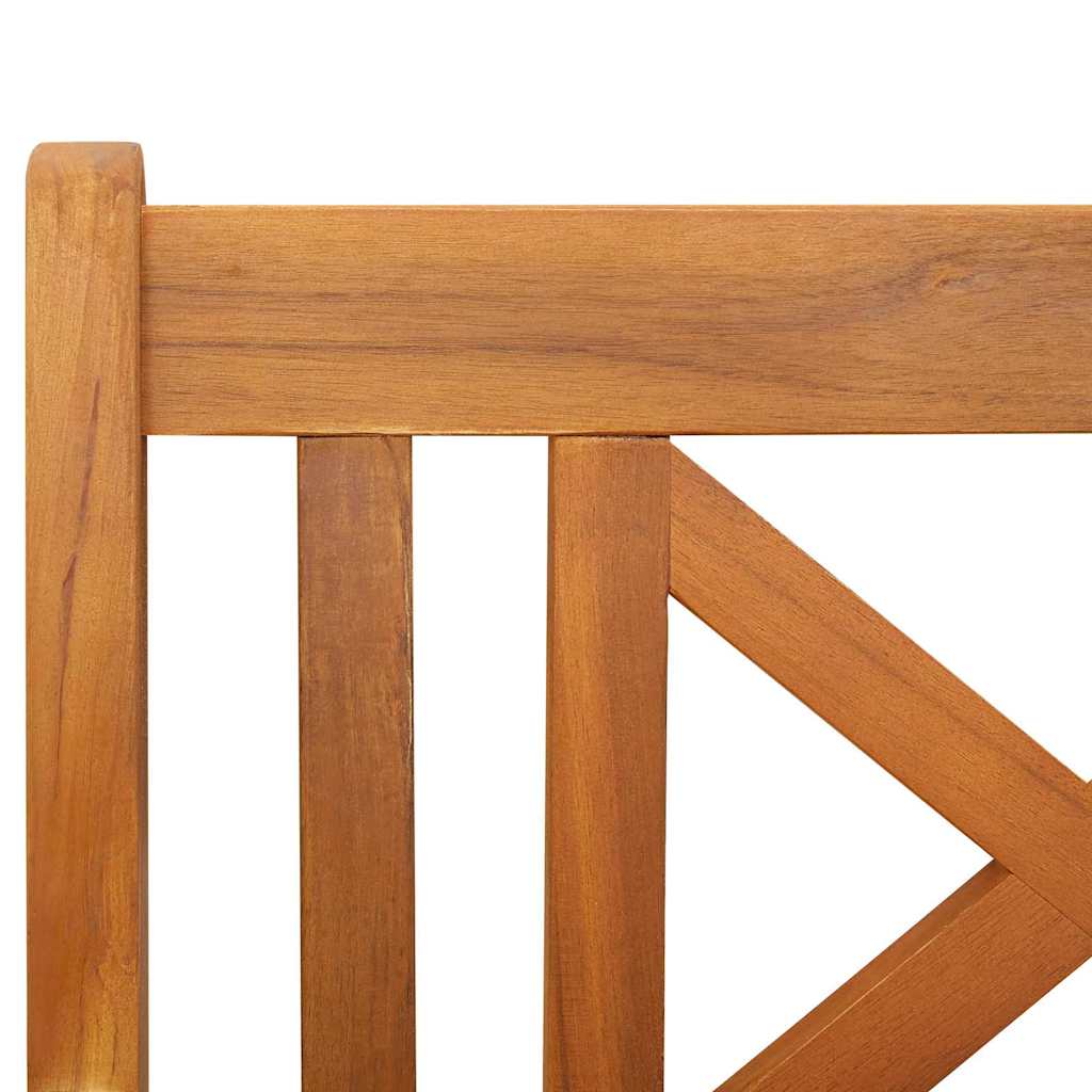 Outdoor Bench Natural 180 x 56 x 90 cm Solid Acacia Wood