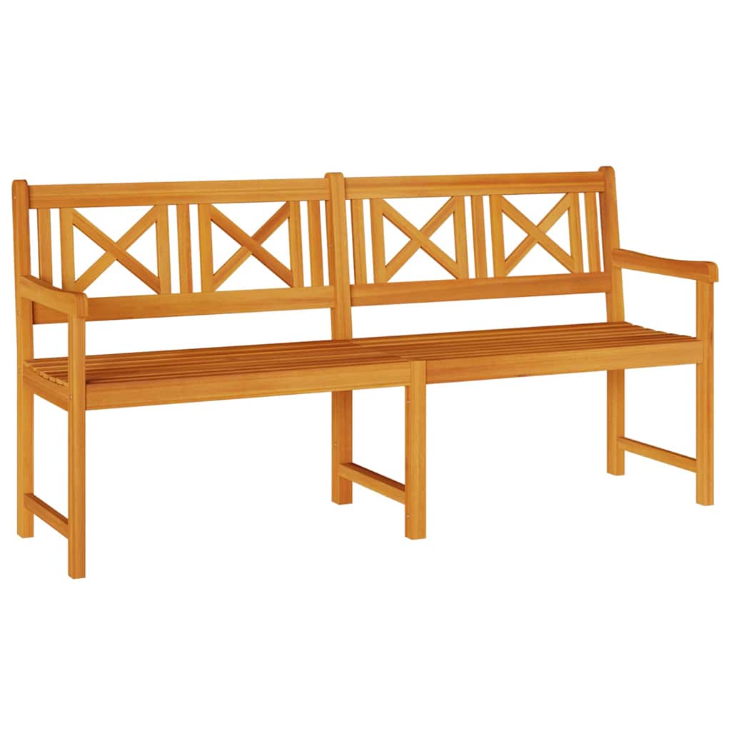 Outdoor Bench Natural 180 x 56 x 90 cm Solid Acacia Wood