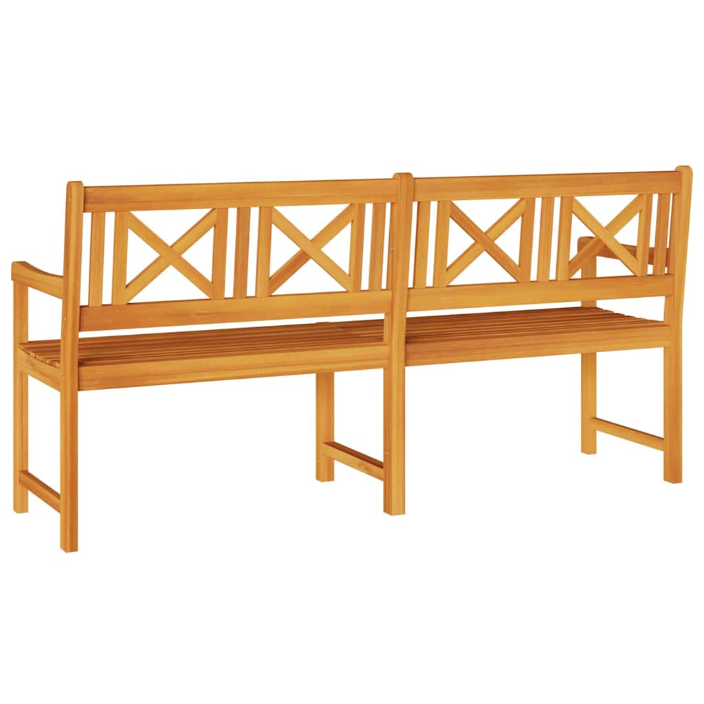 Outdoor Bench Natural 180 x 56 x 90 cm Solid Acacia Wood