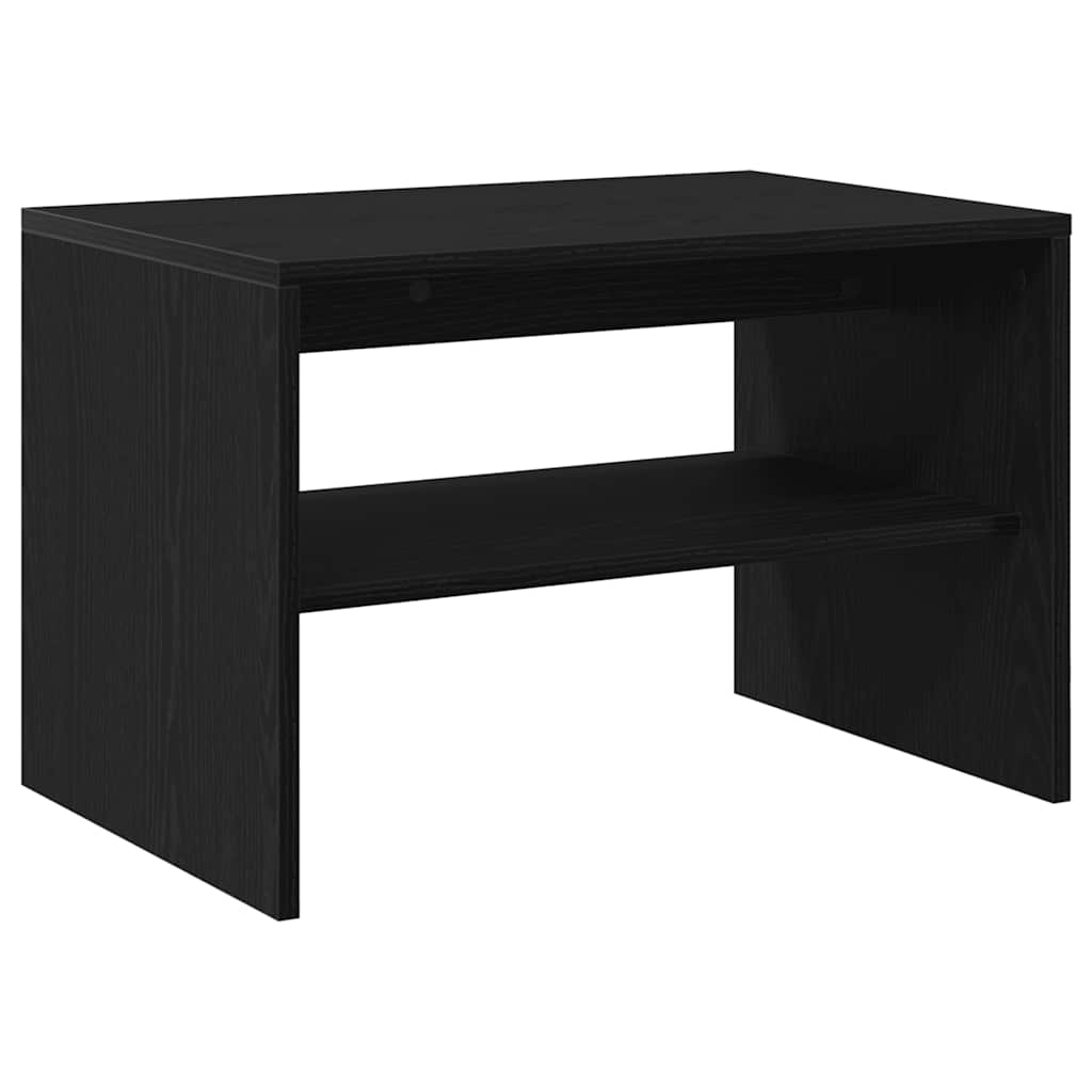 TV Cabinet Black Oak 60x40x40 cm Engineered Wood