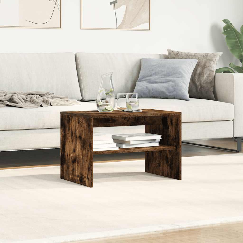 TV Cabinet Smoked Oak 60x40x40 cm Engineered Wood