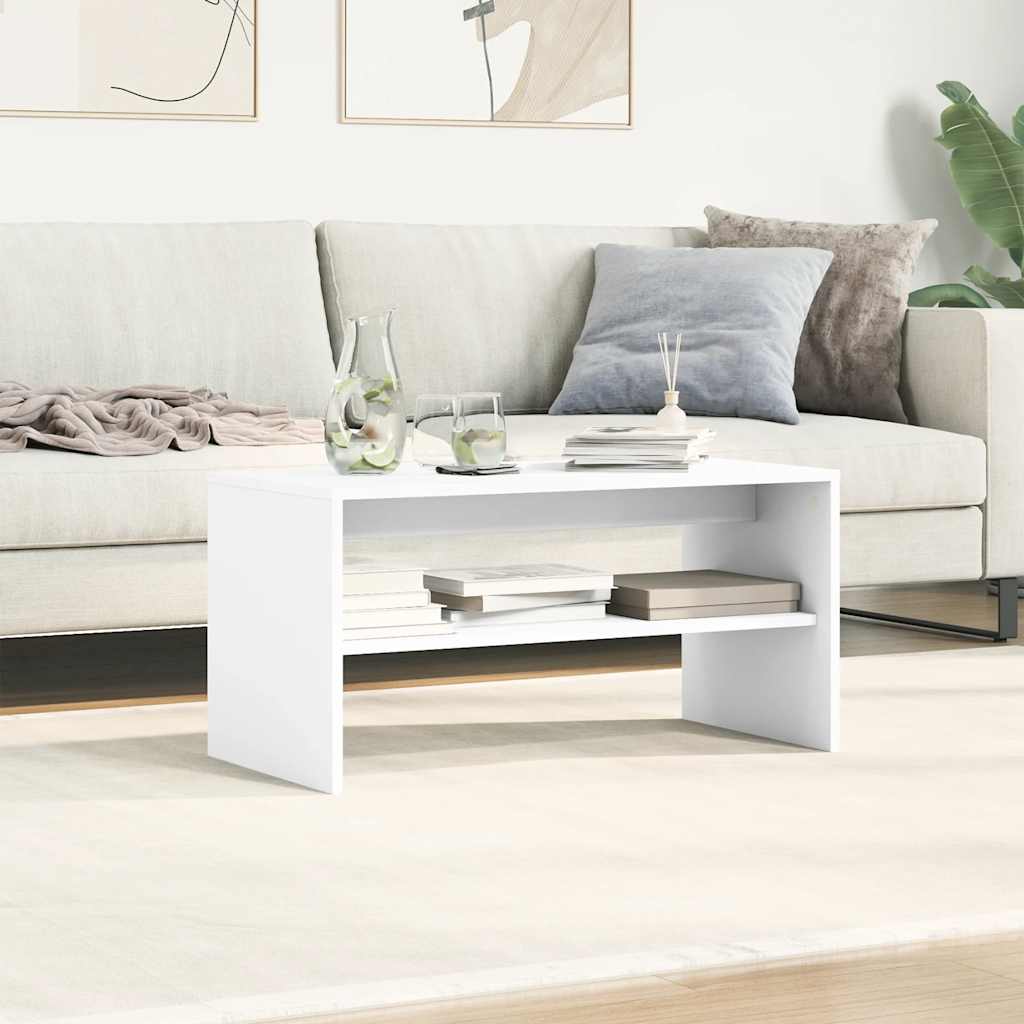 vidaXL TV Cabinet White 80x40x40 cm Engineered Wood