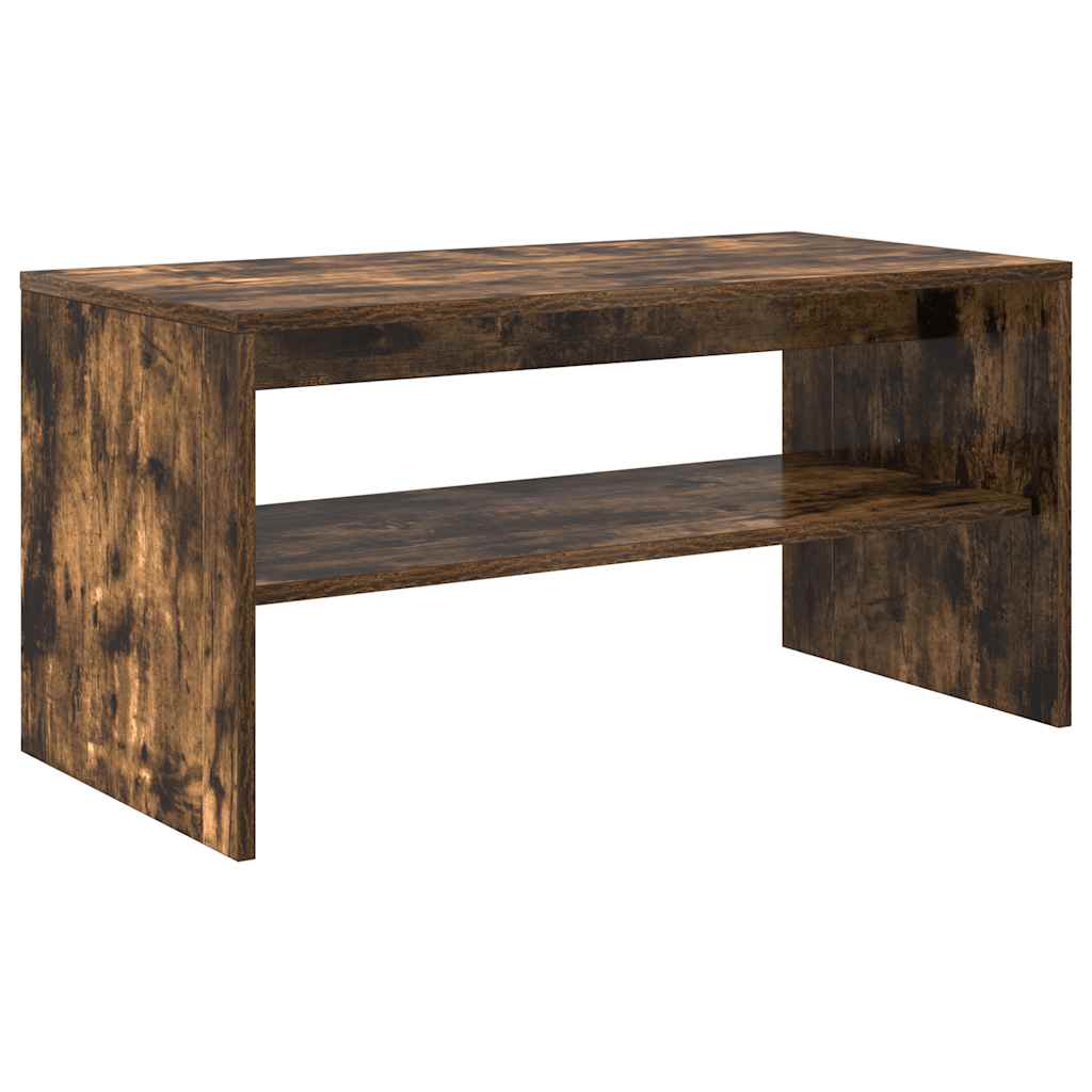 TV Cabinet Smoked Oak 80x40x40 cm Engineered Wood