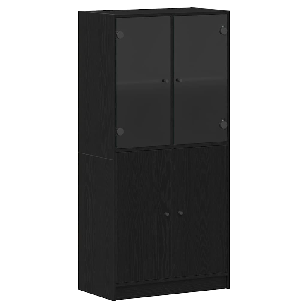 Highboard Black Oak 68 x 37 x142 cm
