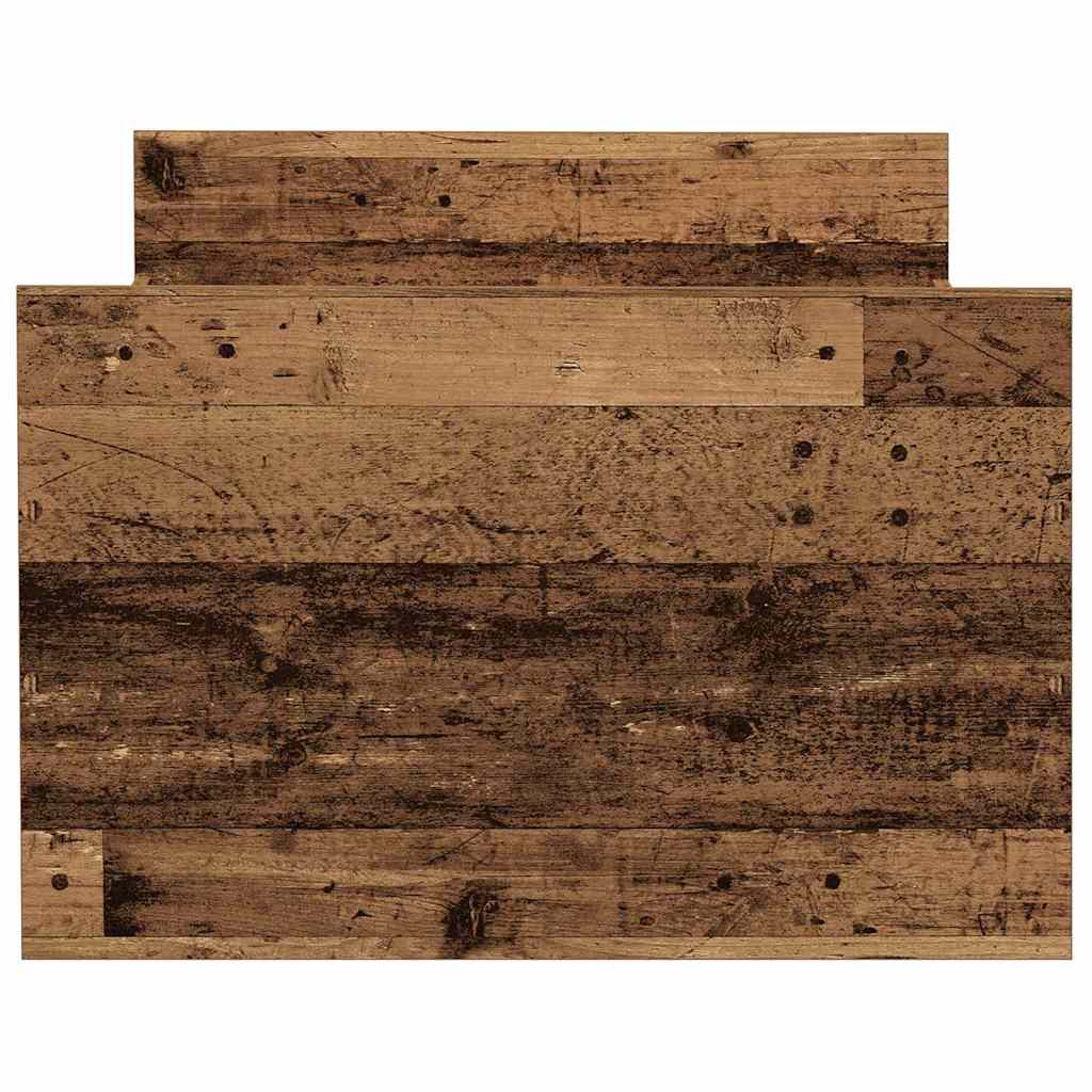 Bed Frame with Drawer Old Wood 193 x 78 x 50 cm Engineered Wood