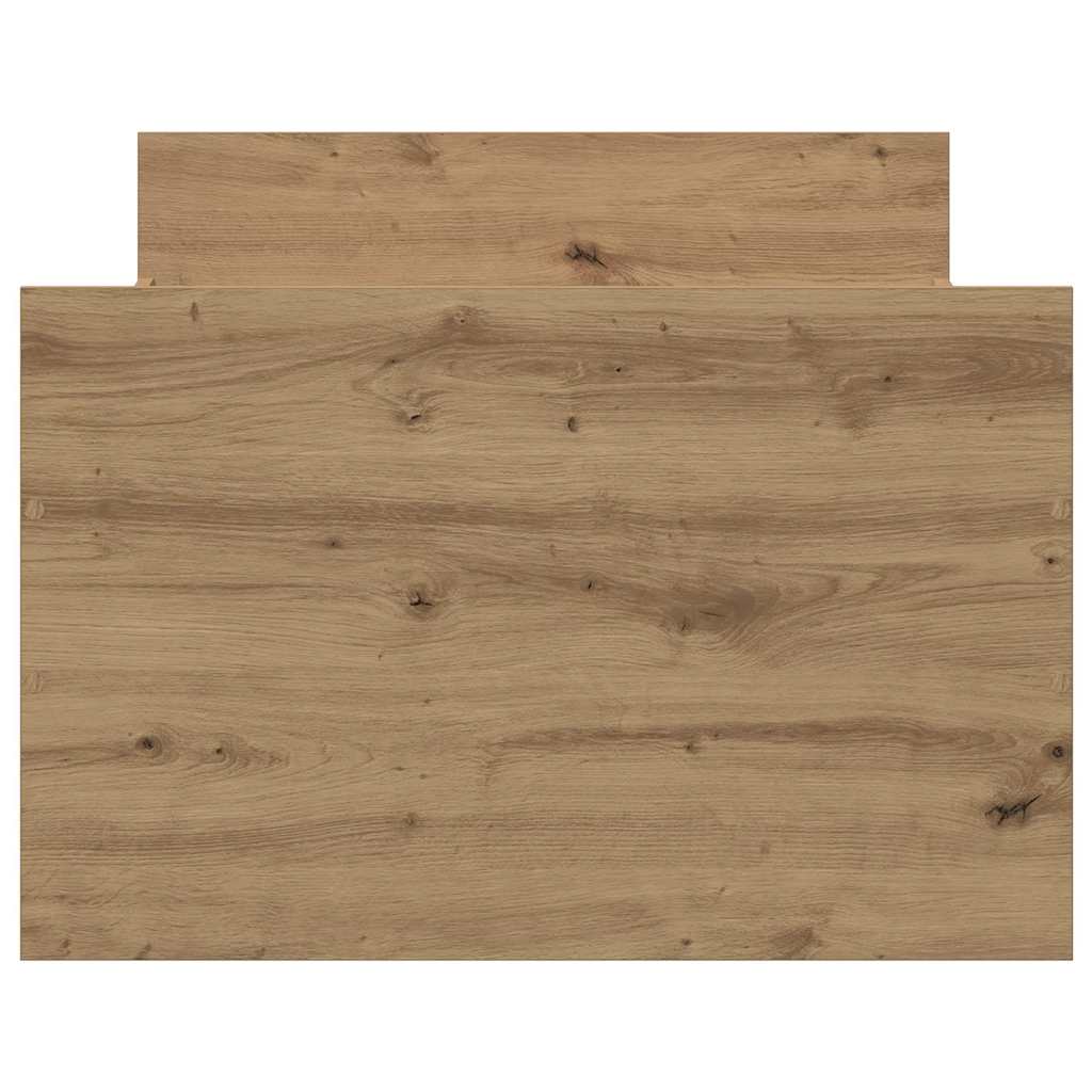 Bed Frame Artisan Oak 193 x 78 x 50 cm Engineered Wood