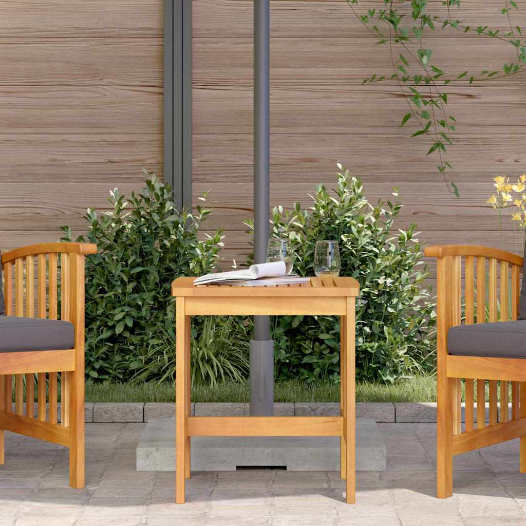Side Table Oil Natural Solid Acacia Wood