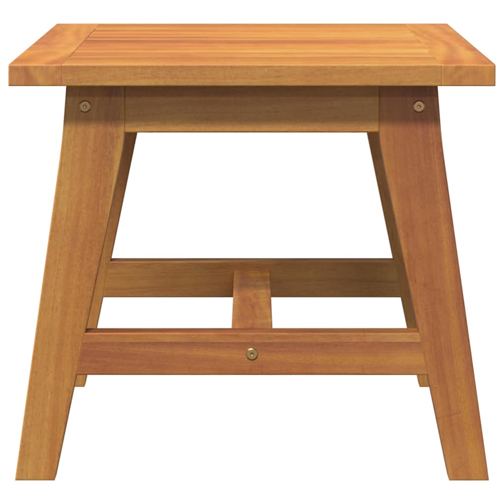 Side Table Oil Natural 45 x 45 x 40 cm Solid Acacia Wood