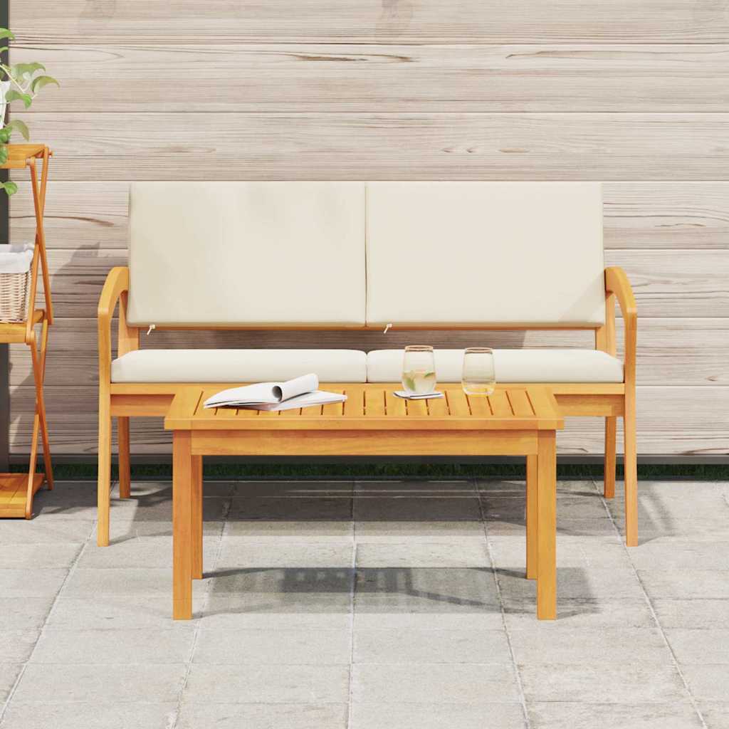 Coffee Table Oil Natural Solid Acacia Wood