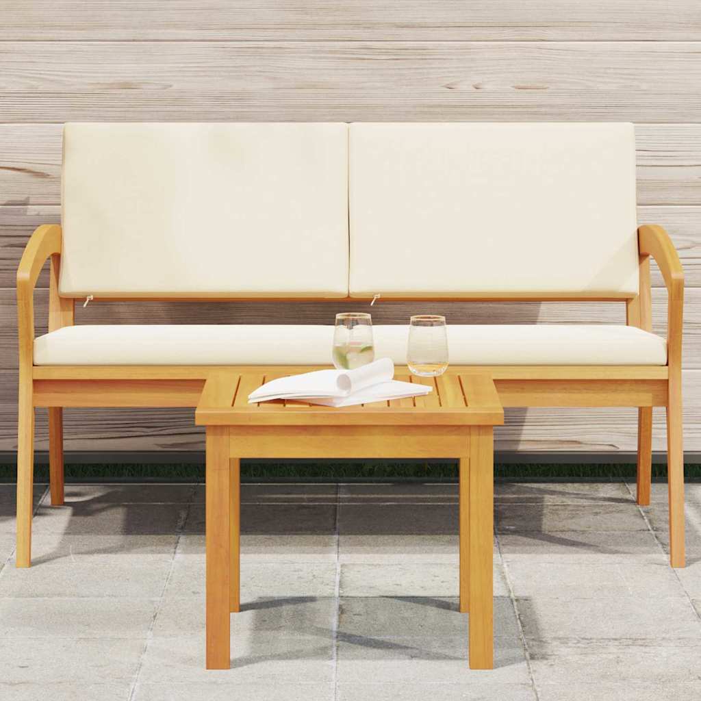 Side Table Oil Natural Solid Acacia Wood