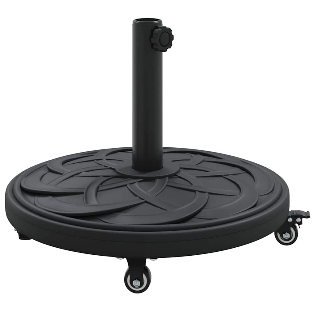 Parasol Base Art Deco Black Ø 45 x 39.5 cm Iron