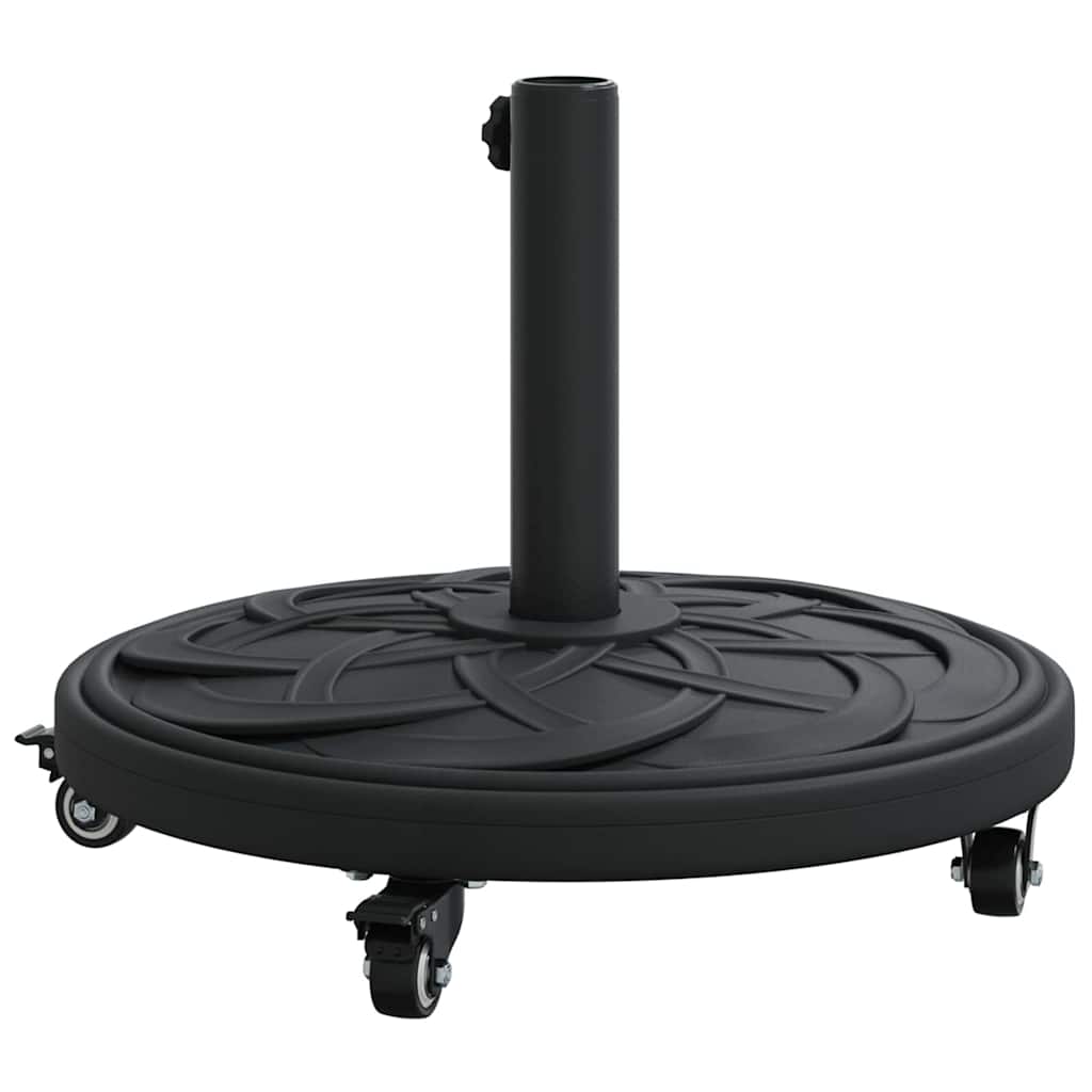 Parasol Base Art Deco Black Ø 45 x 39.5 cm Iron