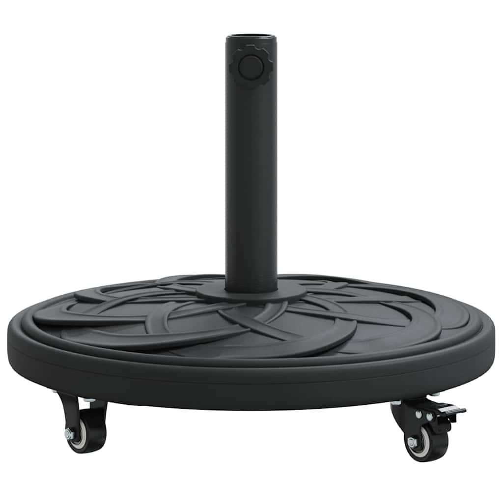 Parasol Base Art Deco Black Ø 45 x 39.5 cm Iron