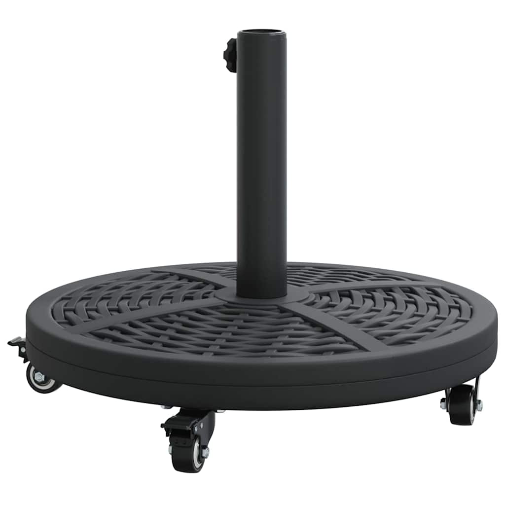 Parasol Base Art Deco Black Ø 45 x 39.5 cm Iron