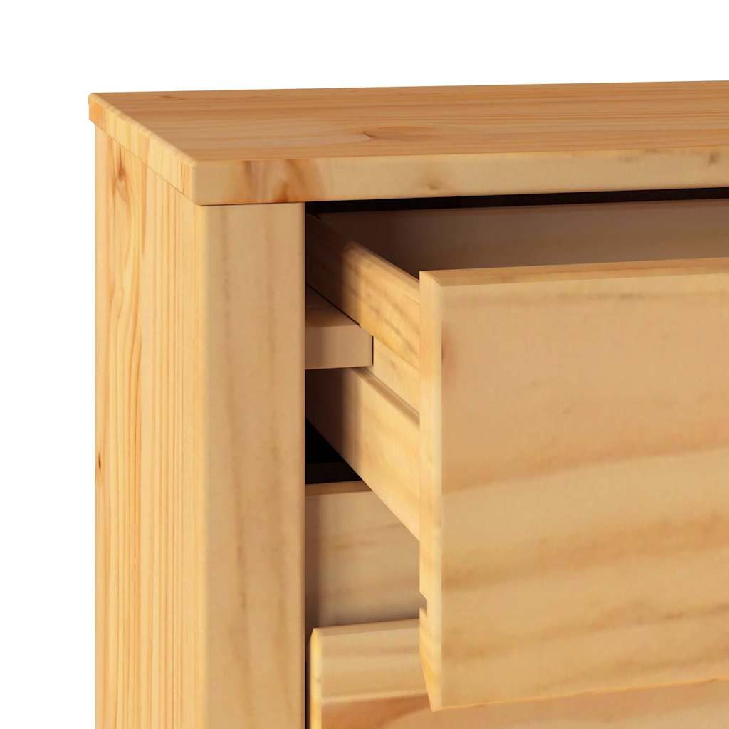 Coffee Table Drammen Oak 45 x 35 x 56 cm Solid Pine Wood