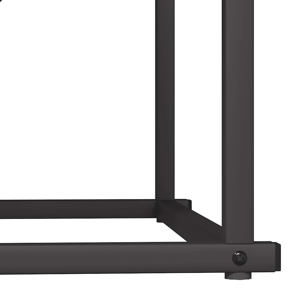 Firewood Rack Black 70x43x34.5 cm Cold-rolled steel