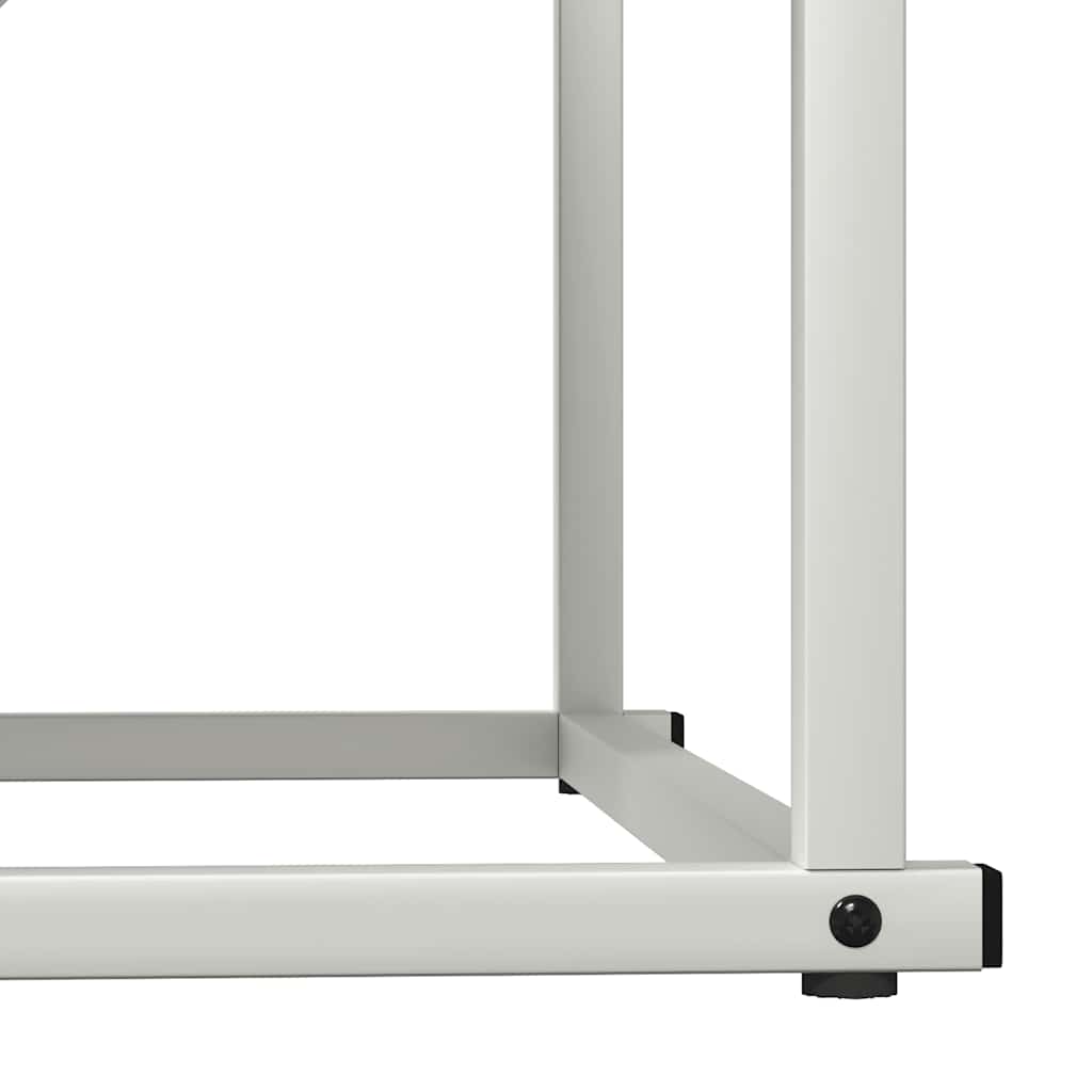 Firewood Rack White 70x43x34.5 cm Cold-rolled steel