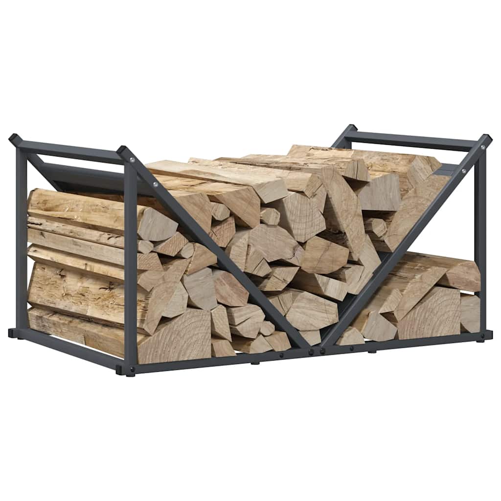 Firewood Rack Anthracite 70x43x34.5 cm Cold-rolled steel