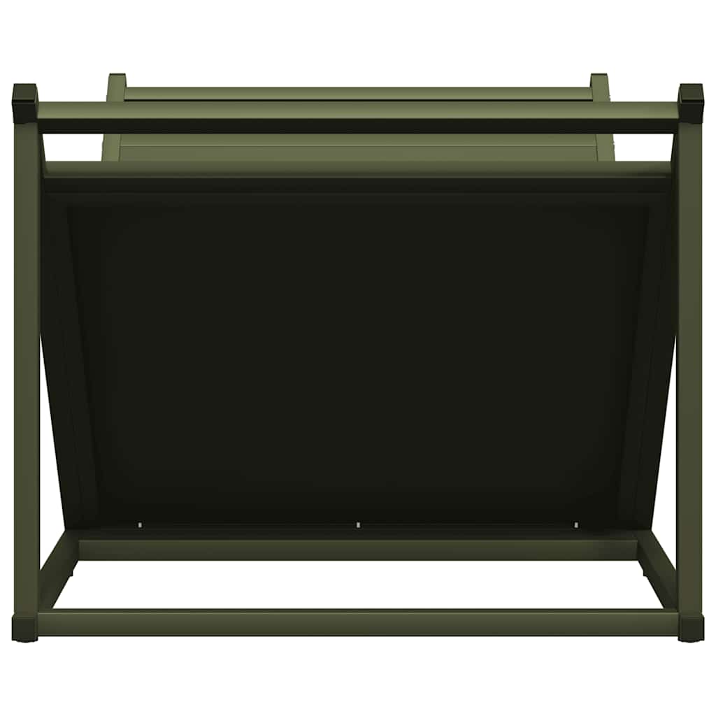 Firewood Rack Olive Green 70x43x34.5 cm Cold-rolled steel
