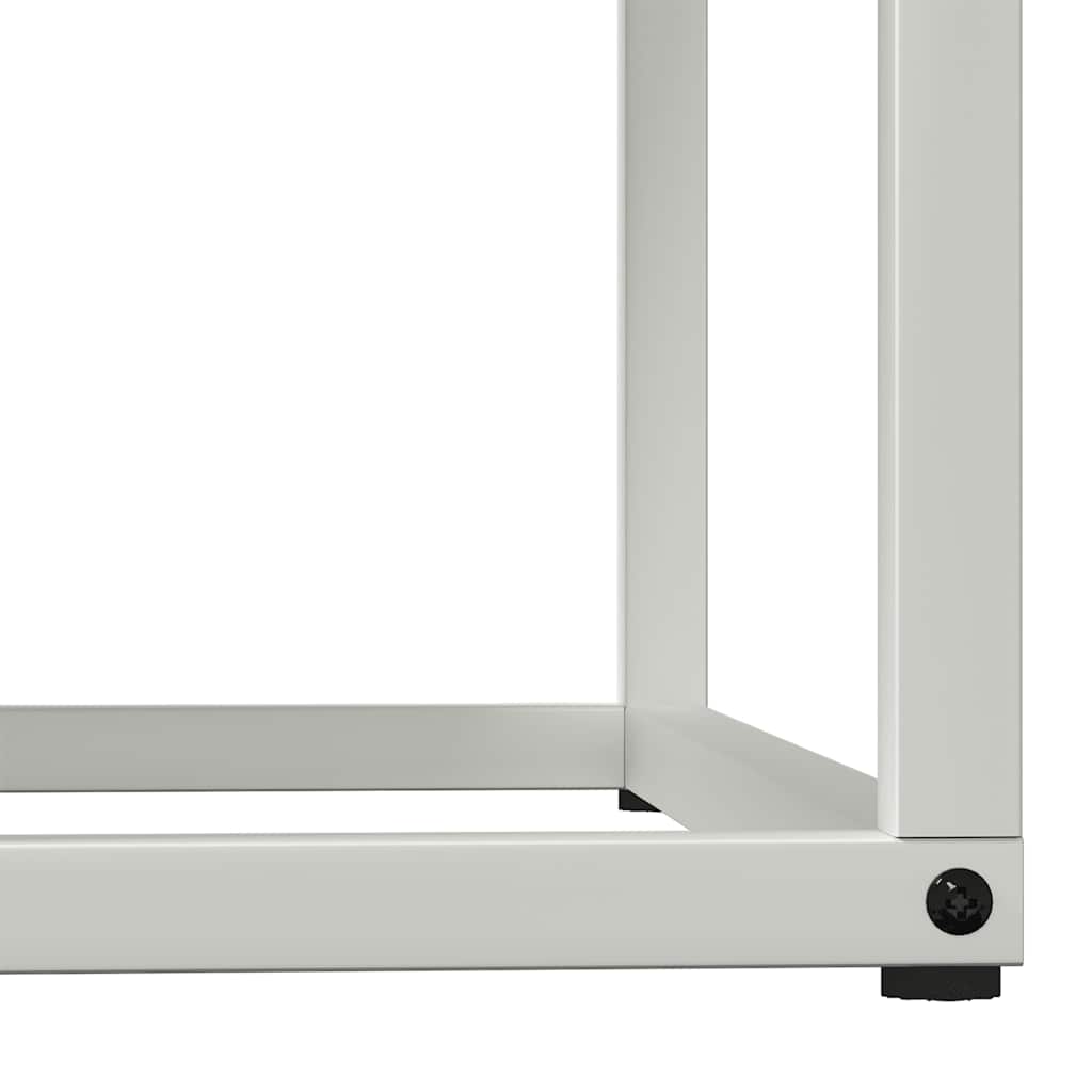 Firewood Rack White 69.5x35x81 cm Cold-rolled steel