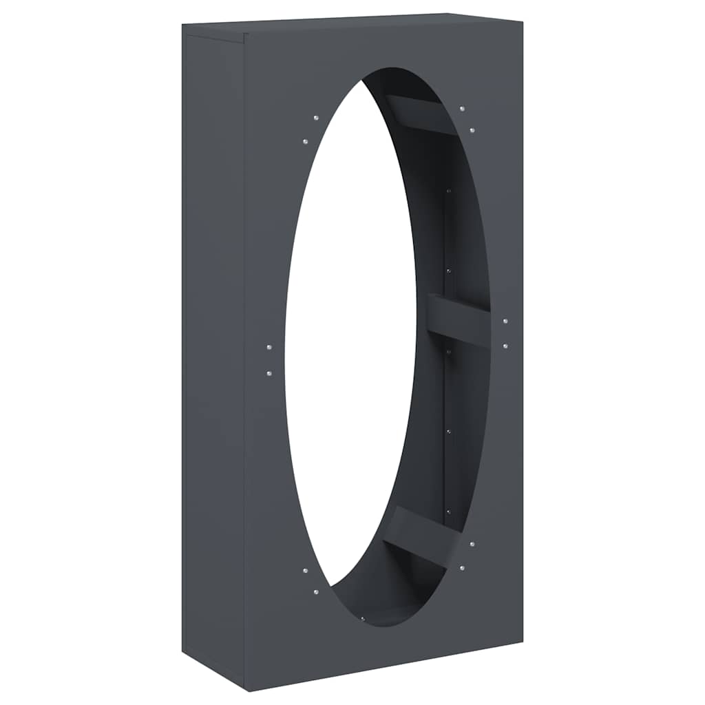 Firewood Rack Anthracite 50x23x100 cm Cold-rolled steel