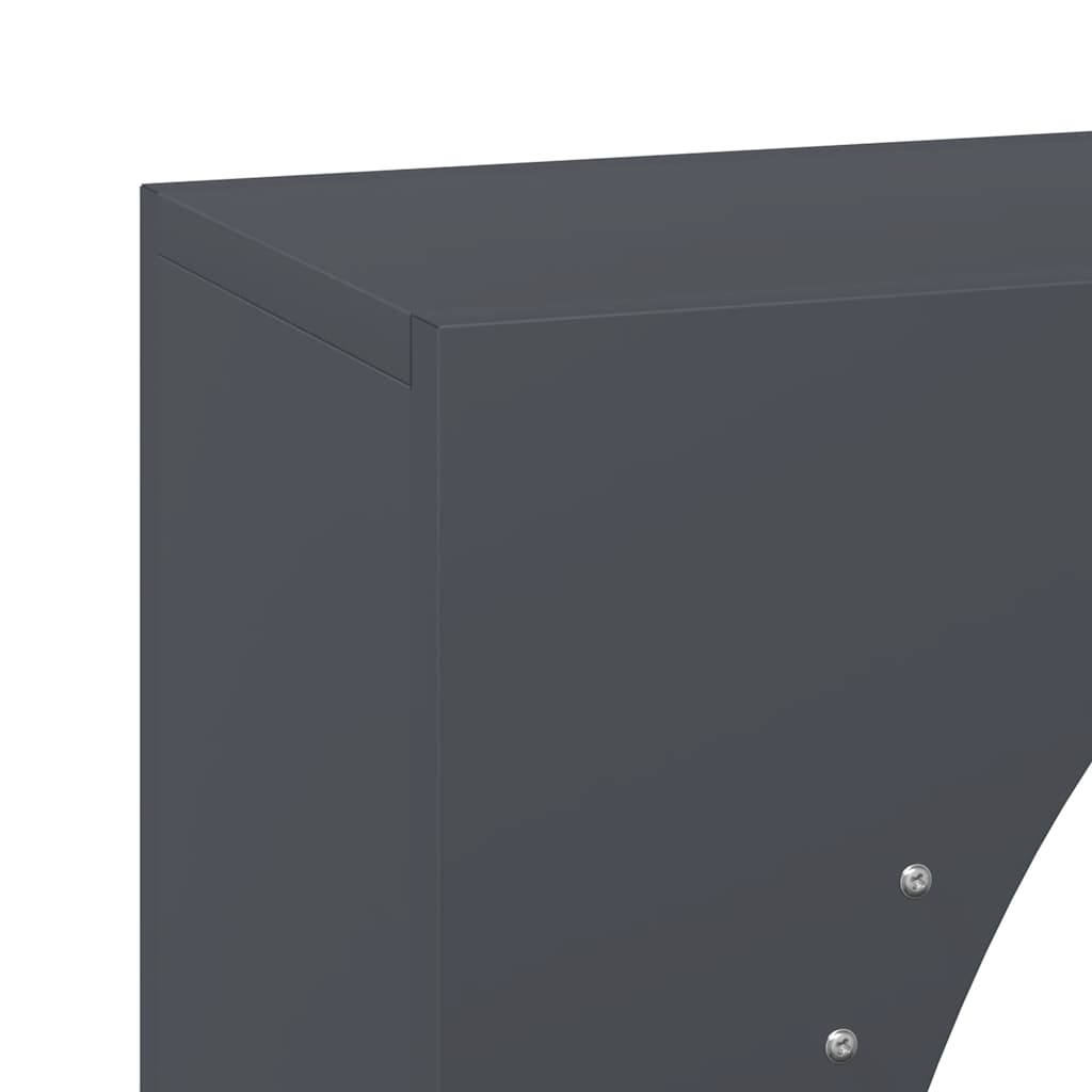 Firewood Rack Anthracite 50x23x100 cm Cold-rolled steel