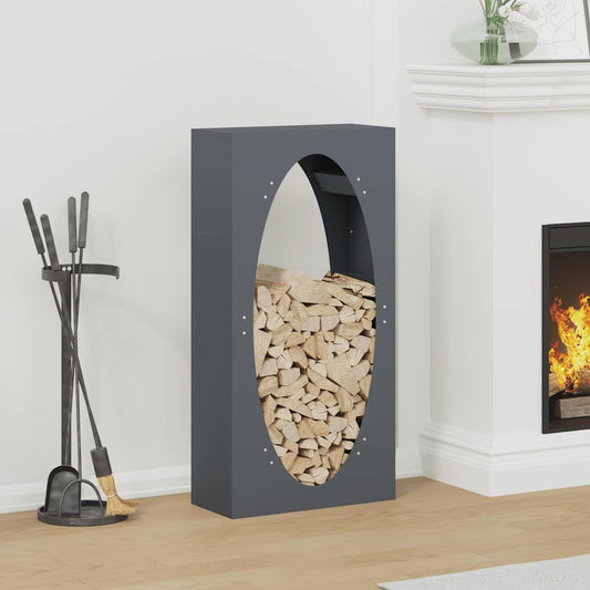 Firewood Rack Anthracite 50x23x100 cm Cold-rolled steel