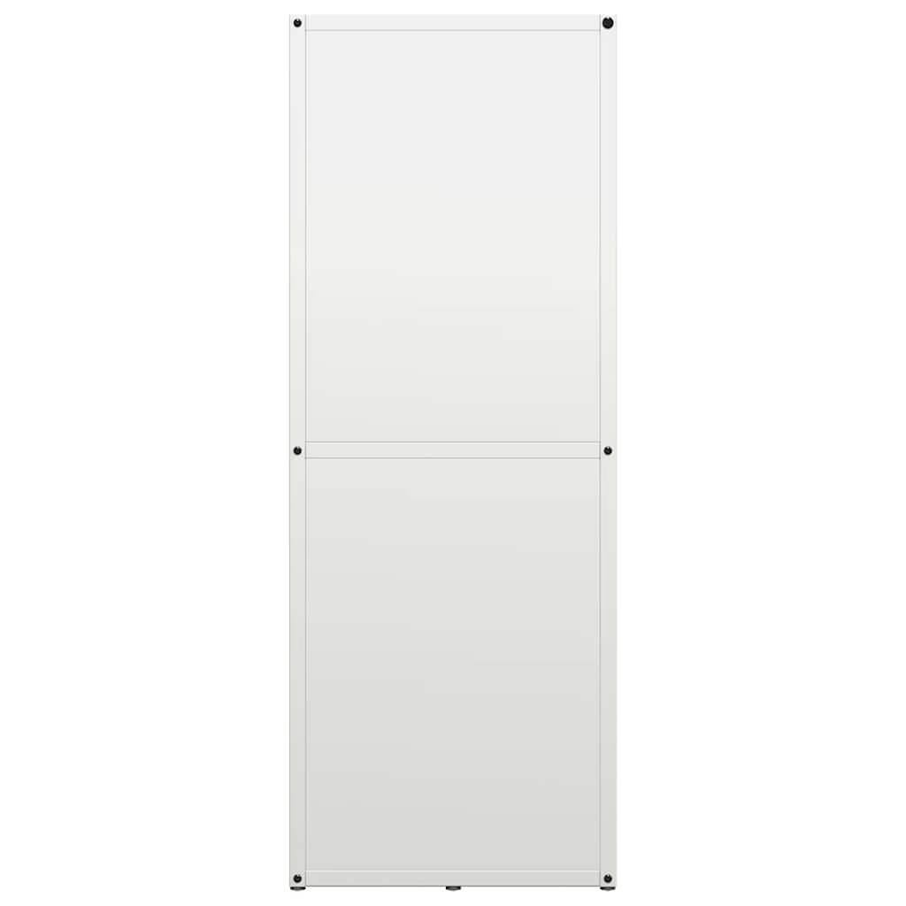 Firewood Rack White 40x30x80 cm Cold-rolled steel