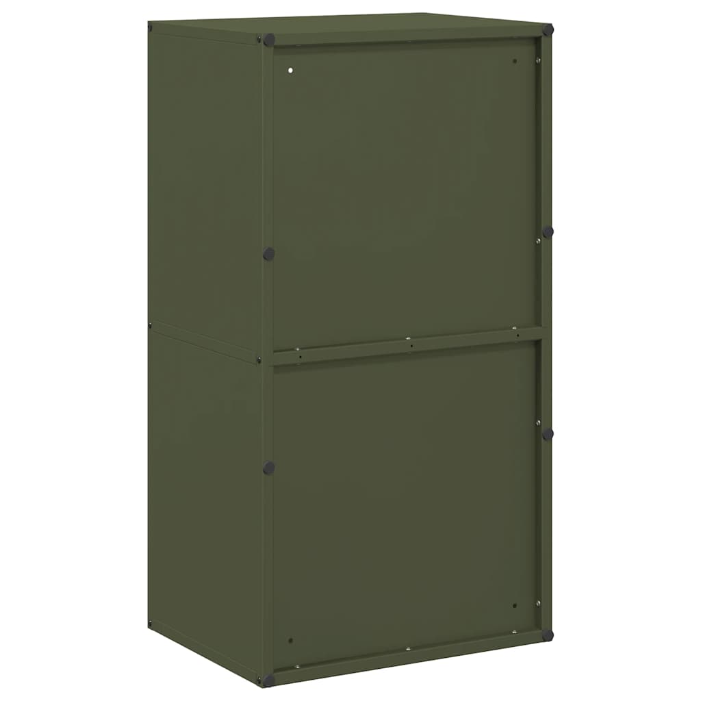 Firewood Rack Olive Green 40x30x75 cm Cold-rolled steel
