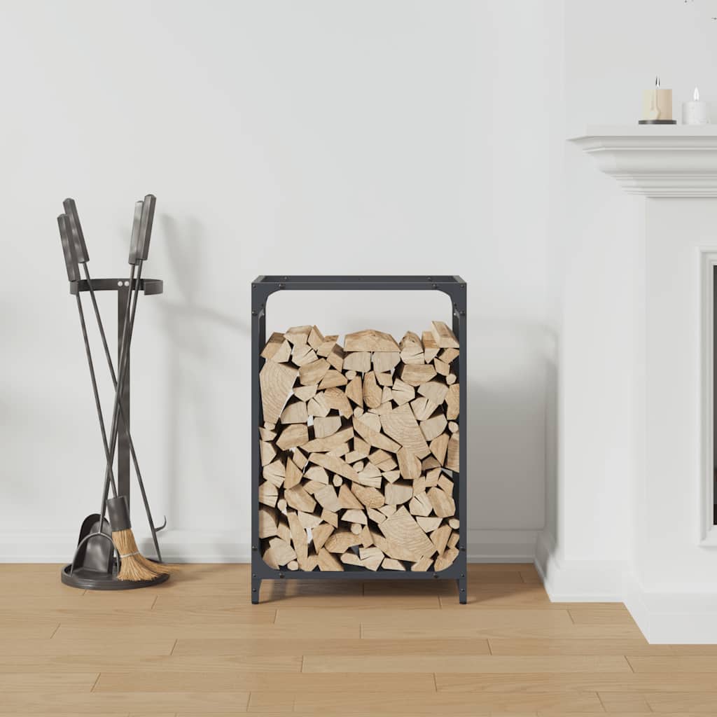 Firewood Rack Anthracite 44x28x65 cm Cold-rolled steel