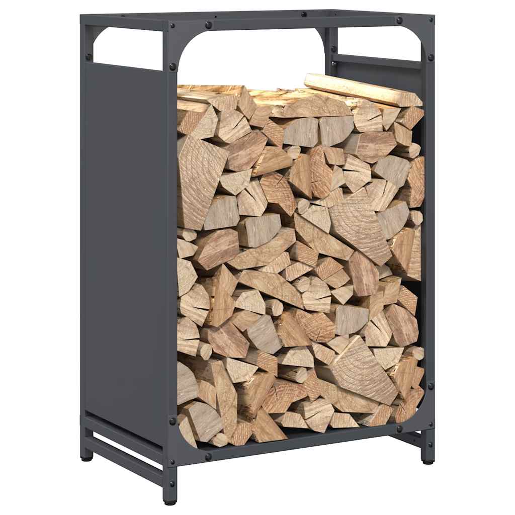 Firewood Rack Anthracite 44x28x65 cm Cold-rolled steel