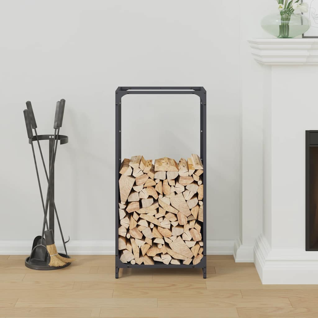 Firewood Rack Anthracite 44x28x90 cm Cold-rolled steel