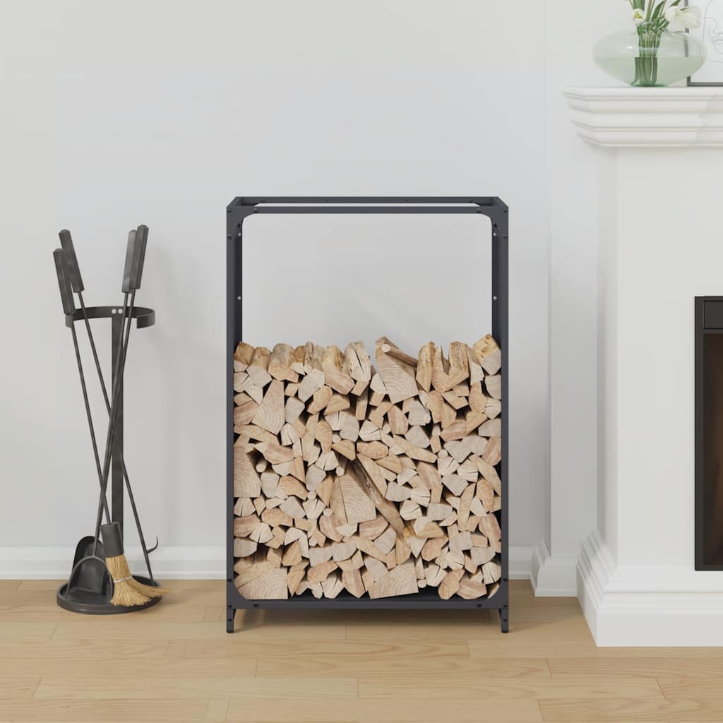 Firewood Rack Anthracite 60x28x90 cm Cold-rolled steel