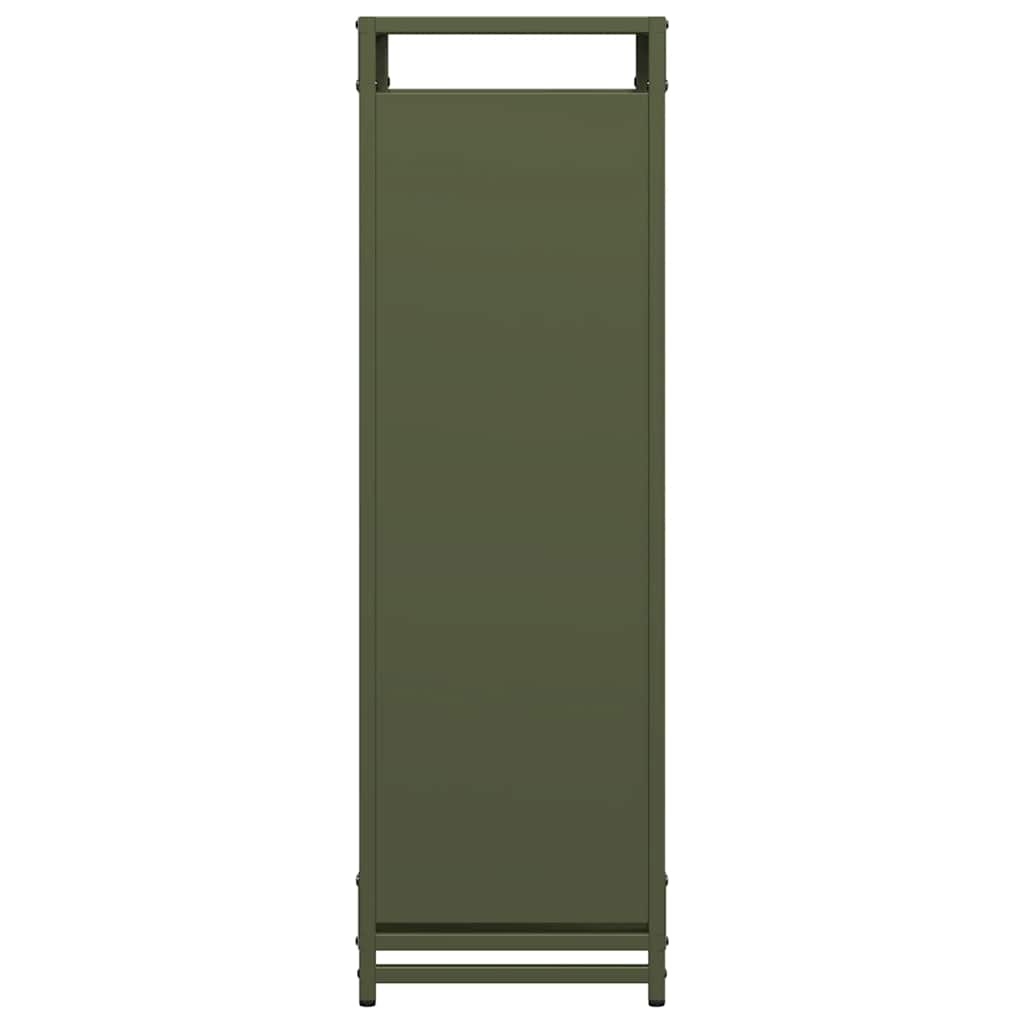 Firewood Rack Olive Green 60x28x90 cm Cold-rolled steel