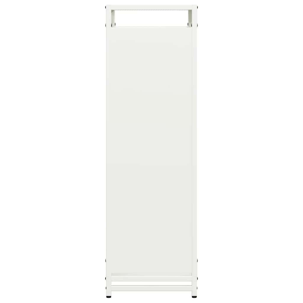 Firewood Rack White 90x28x90 cm Cold-rolled steel