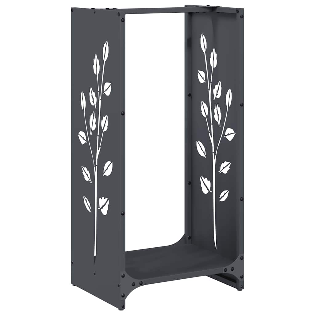 Firewood Rack Anthracite 40x30x80 cm Cold-rolled steel