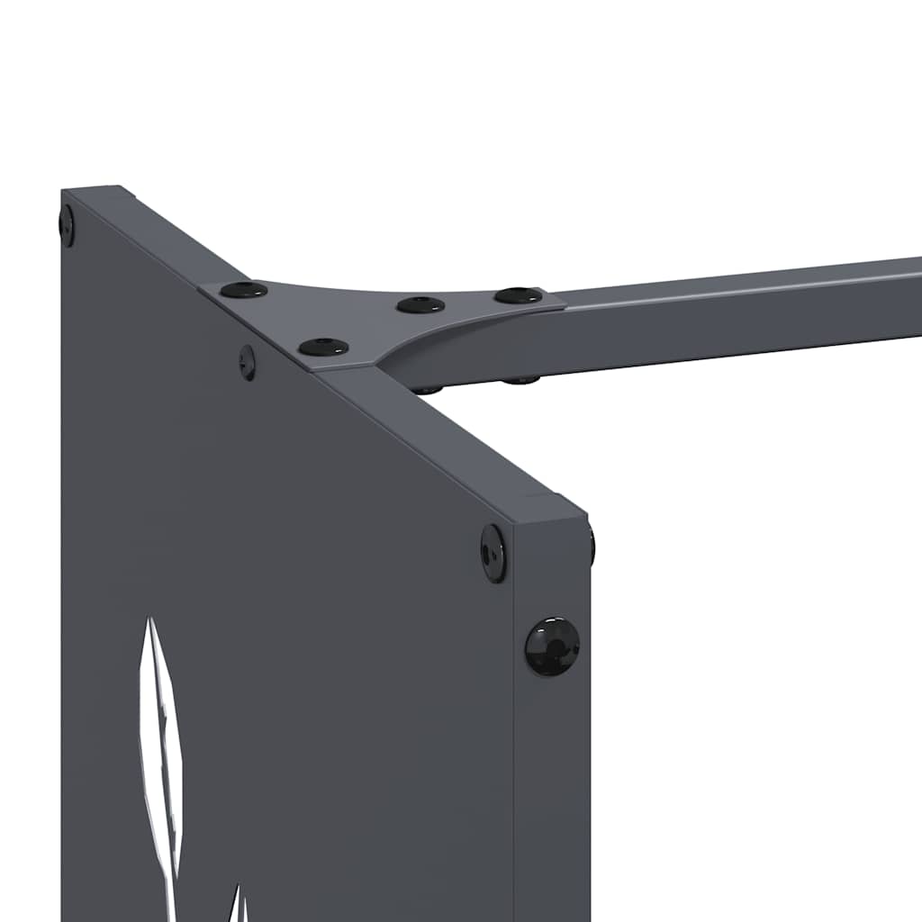 Firewood Rack Anthracite 40x30x80 cm Cold-rolled steel