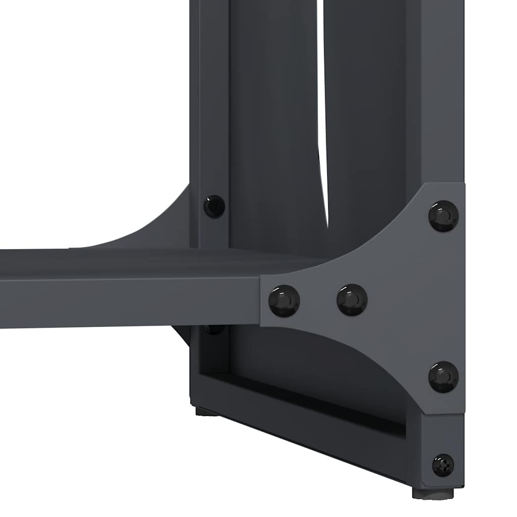 Firewood Rack Anthracite 40x30x80 cm Cold-rolled steel