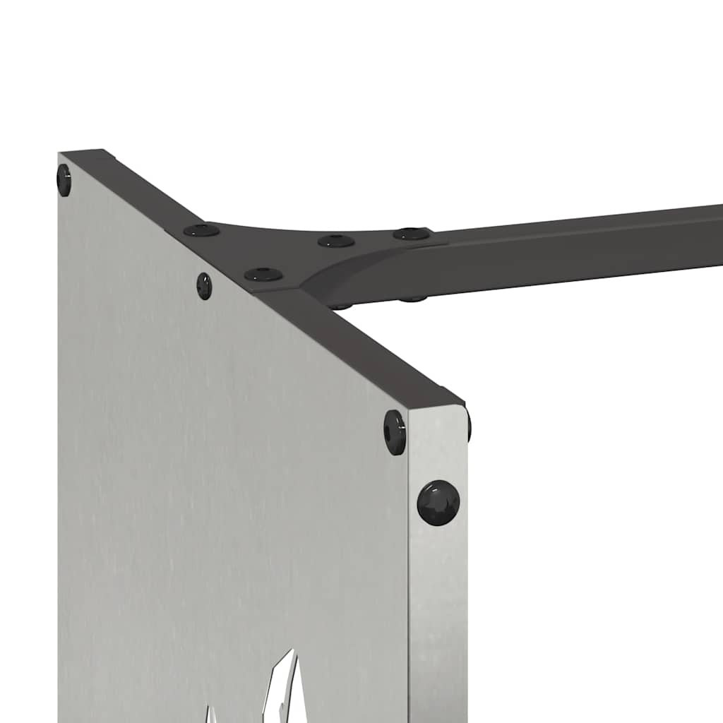 Firewood Rack 40x30x80 cm Stainless Steel