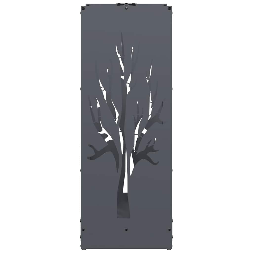 Firewood Rack Anthracite 40x30x80 cm Cold-rolled steel
