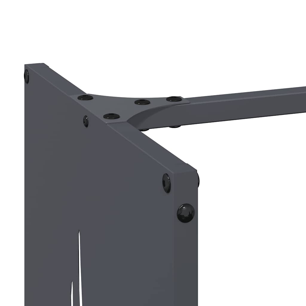 Firewood Rack Anthracite 40x30x80 cm Cold-rolled steel
