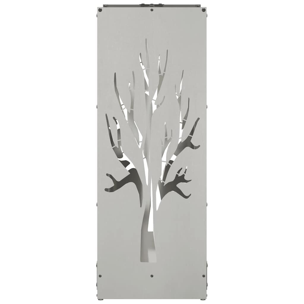 Firewood Rack 40x30x80 cm Stainless Steel